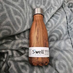 Swell 9oz teakwood insulated bottle